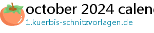 october 2024 calendar